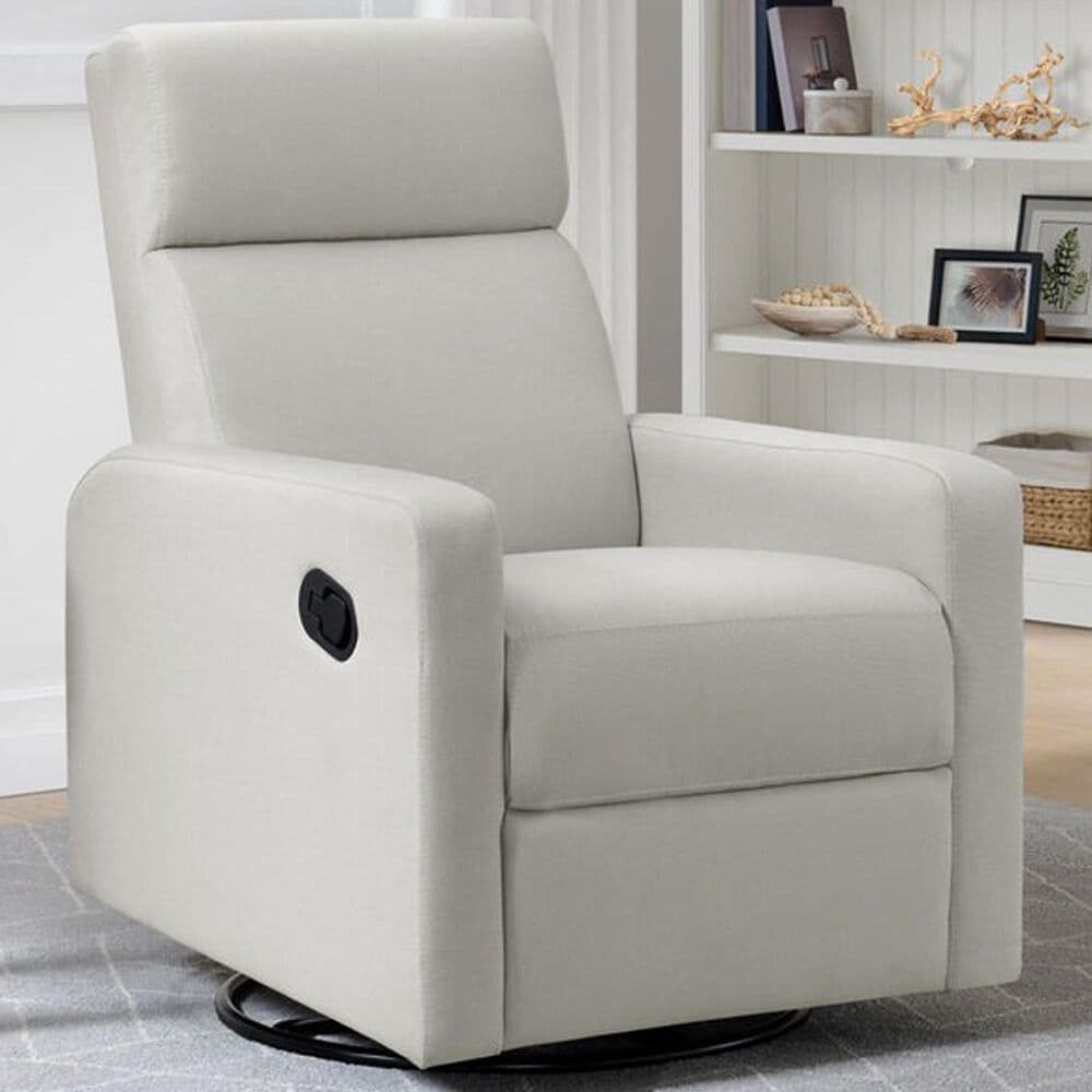 Oxford Baby Layton Swivel Glider Recliner in Oatmeal, , large