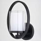 Vaxcel Princeton 1-Light Wall Sconce in Black, , large