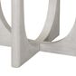 Bassett Mirror Gavin Round End Table in Driftwood and White, , large