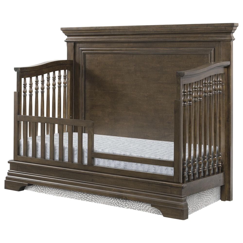 Eastern Shore Olivia 4-In-1 Convertible Crib in Rosewood, , large