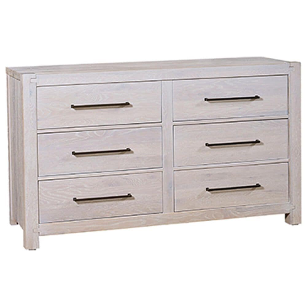 Viceray Collections Joinery 5-Piece Queen Bedroom Set in Washed White Oak, , large