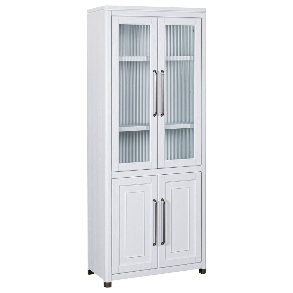 Riva Ridge Norah 4-Door Bookcase in White, , large