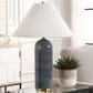 Uttermost Mayetta Table Lamp in Deep Blue and Antique Brass, , large
