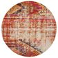 Safavieh Monaco MNC222H-5R 5" Round Orange/Multi Area Rug, , large