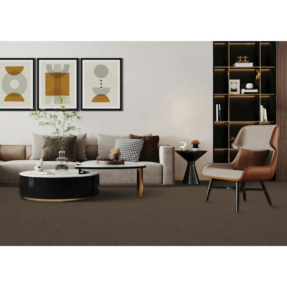 Mohawk Quality Feeling Carpet in Firewood, , large