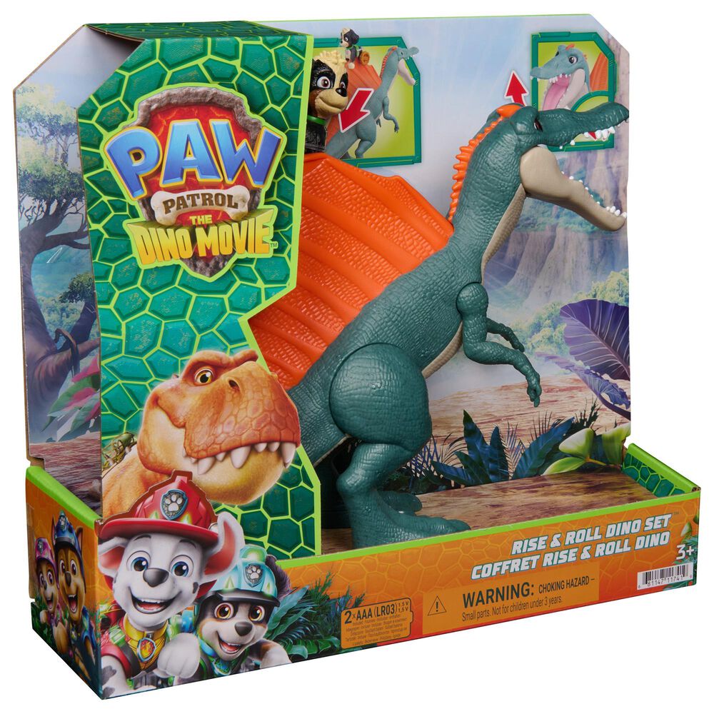 PAW Patrol Rise and Roll Dino Action Figure Set, , large