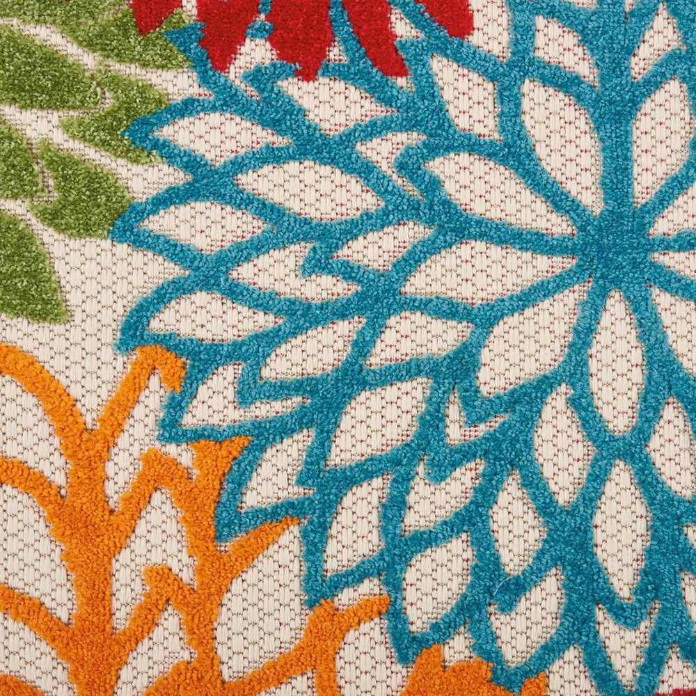 Nourison Aloha ALH05 9&#39;6&quot; x 13&#39; Green Indoor/Outdoor Rug, , large