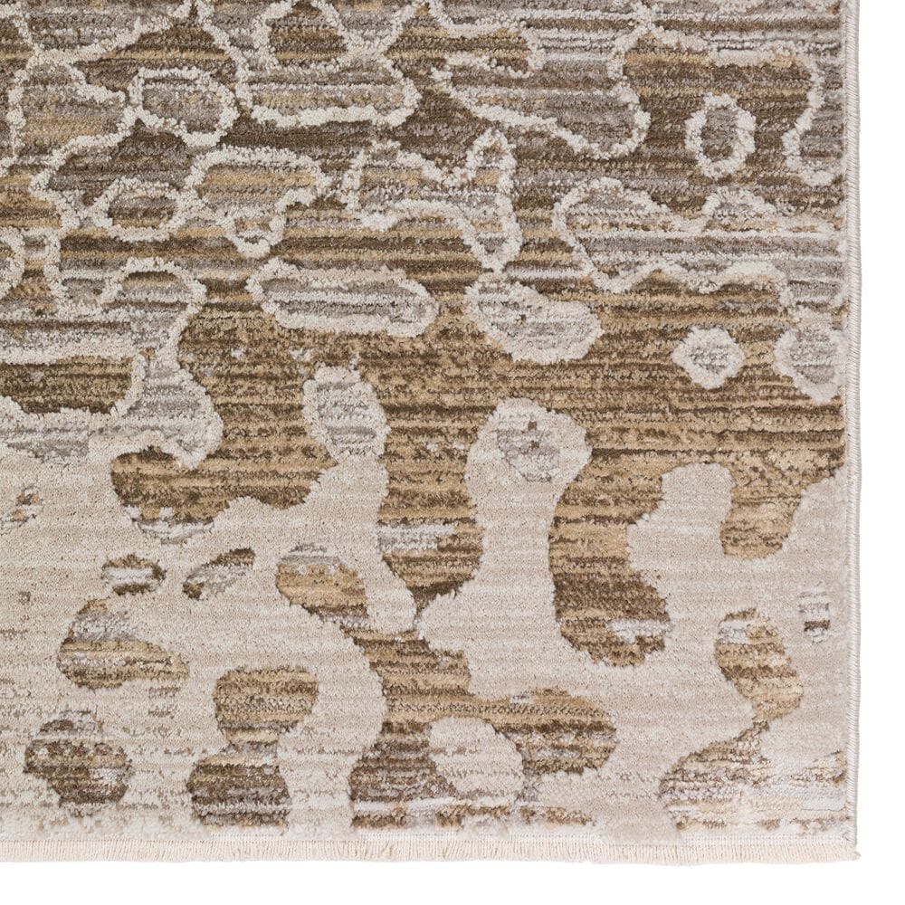 Dalyn Rug Company Denizi Abstract 5&#39;3&quot; x 7&#39;8&quot; Mocha Area Rug, , large