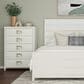Mayberry Hill Tobias 5-Drawer Chest in White, , large