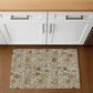 Dalyn Rug Company Soft Essentials Floral Coffee 2"6" x 3"10" Indoor/Outdoor Area Rug, , large