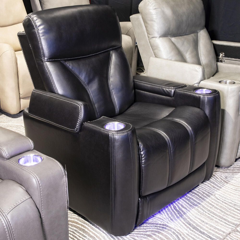 Signature Design by Ashley Benndale Power Recliner with Power Headrest and Lumbar in Ink, , large