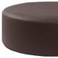 Jaxx Candler Round Ottoman in Chocolate, , large