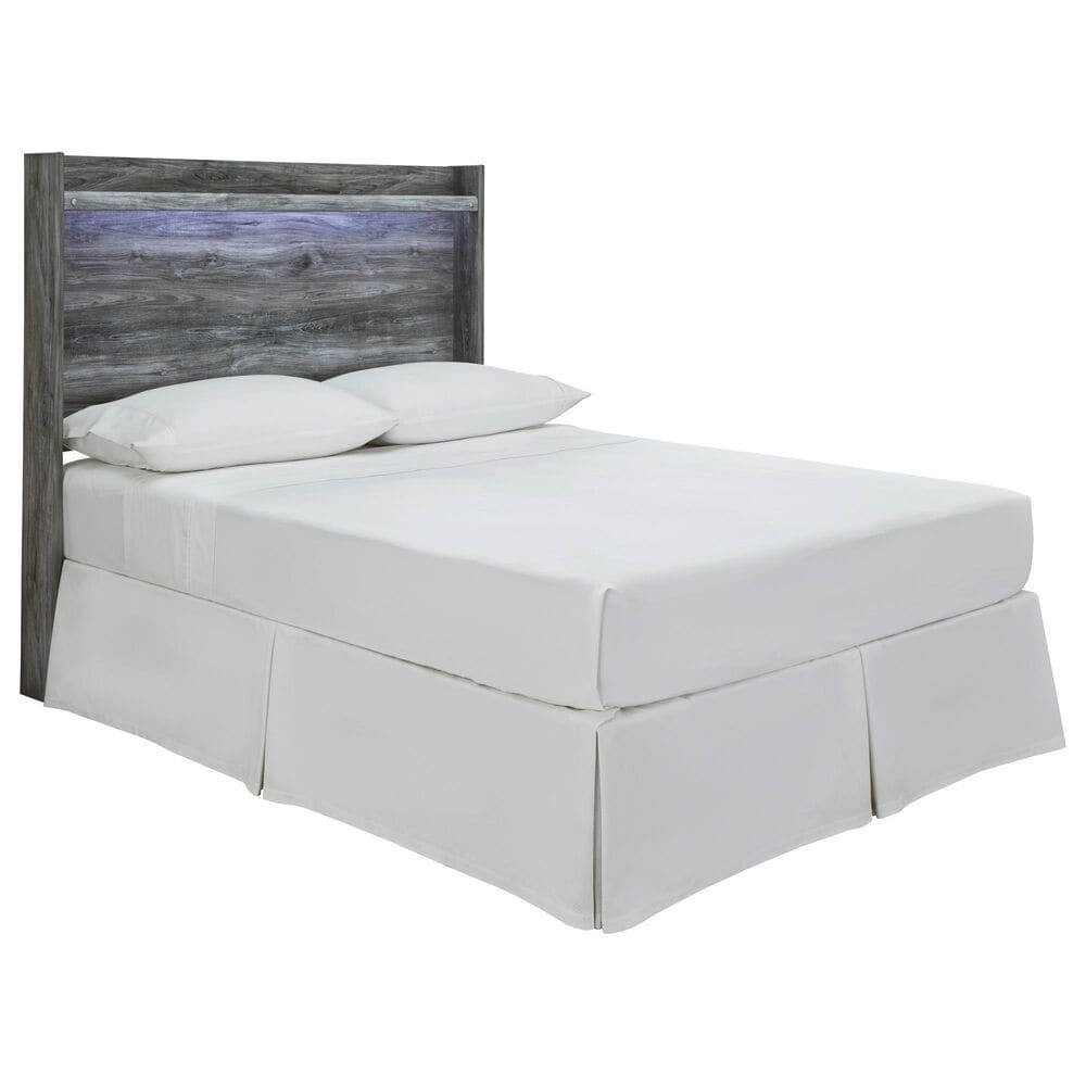 Ashley Baystorm Full LED Panel Headboard in Smoke Gray, , large