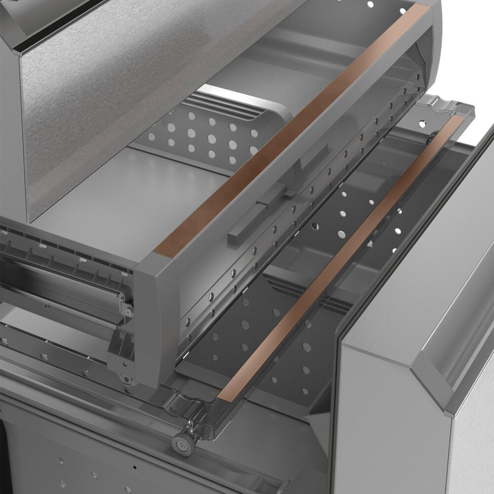 Cafe 27.8 Cu. Ft. Capacity 4-Door French Door Refrigerator in Platinum, , large