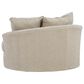 Ashley Steelwater Retreat Oversized Swivel Accent Chair in Latte, , large