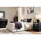 Ashley Shoralli King Upholstered Storage Bed in Beige, , large