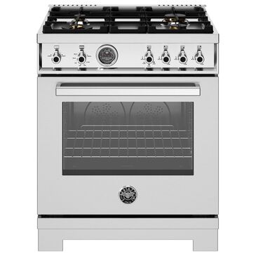 Bertazzoni Professional 4.7 Cu.Ft. Gas Range with Convection - Liquid Propan in Stainless Steel, , large