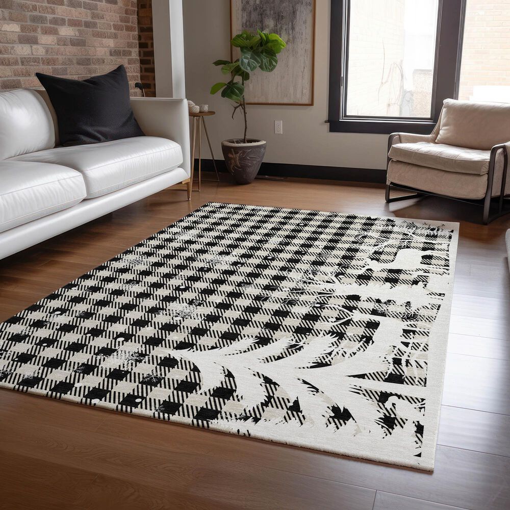 Dalyn Rug Company Wonderland WN32 5&#39; x 7&#39;6&quot; Taupe Indoor/Outdoor Area Rug, , large