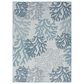 Nourison Garden Oasis Nautical Blue 4" x 6" Indoor/Outdoor Area Rug, , large