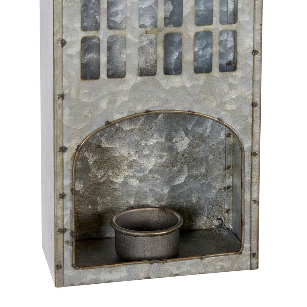Maple and Jade Farmhouse Church Candle Holder in Gray &#40;Set of 2&#41;, , large