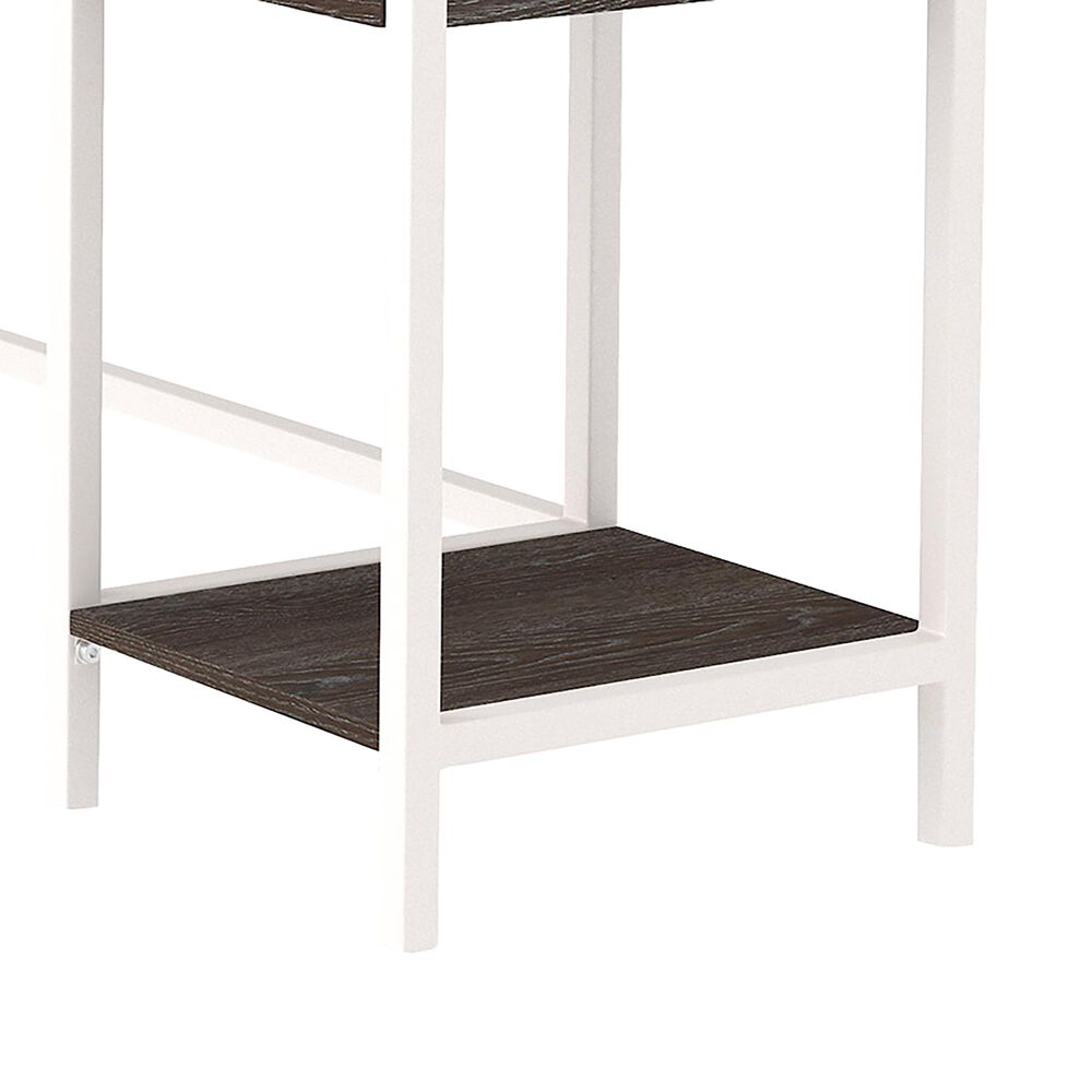 Ashley Dorrinson Storage L-Desk in Two-tone, , large