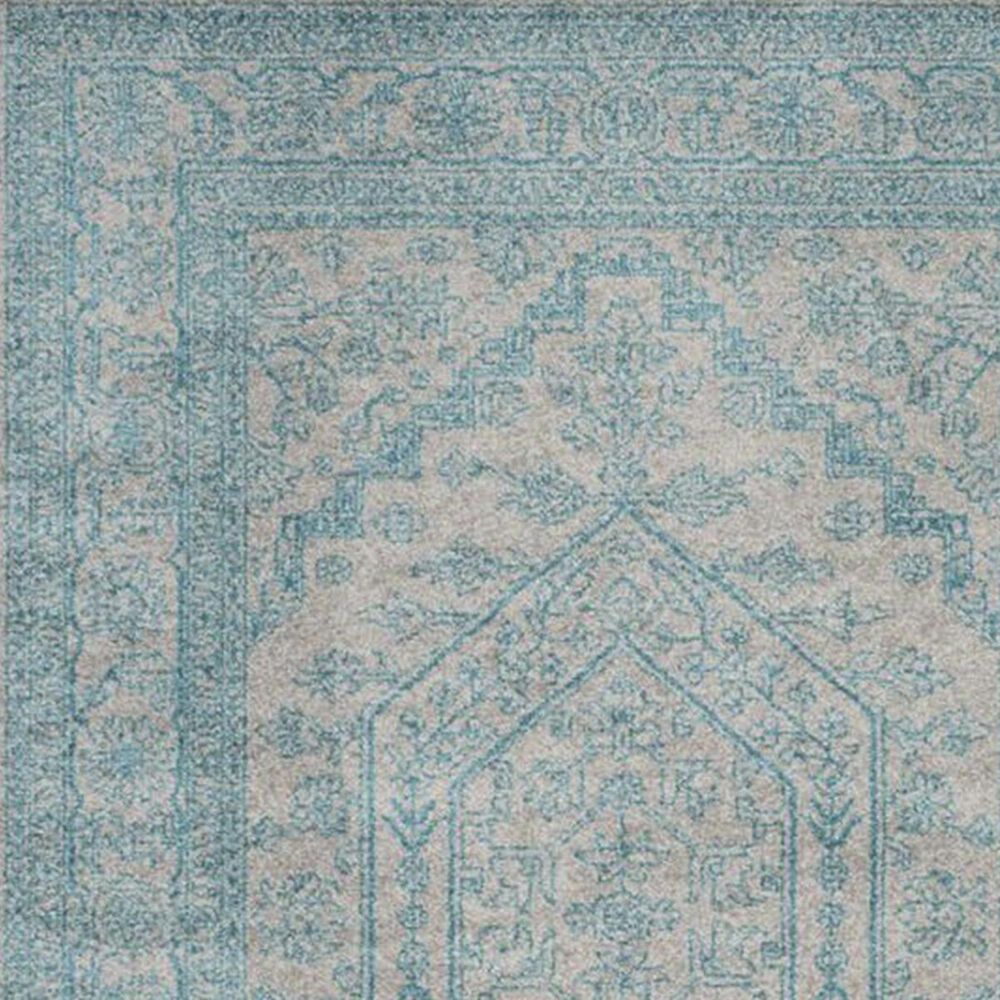 Safavieh Adirondack ADR108L 3&#39; x 5&#39; Light Grey and Teal Area Rug, , large