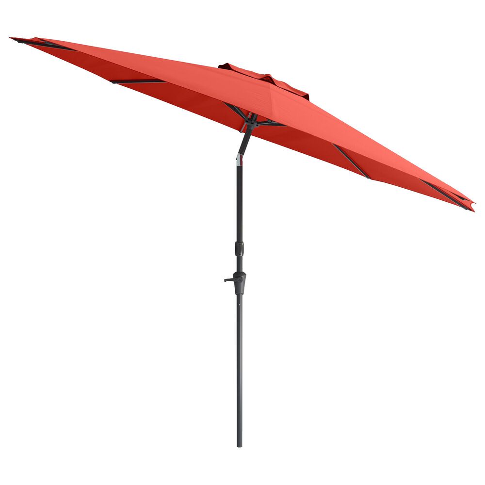 CorLiving 10&#39; UV &amp; Wind Resistant Patio Umbrella in Crimson Red, , large