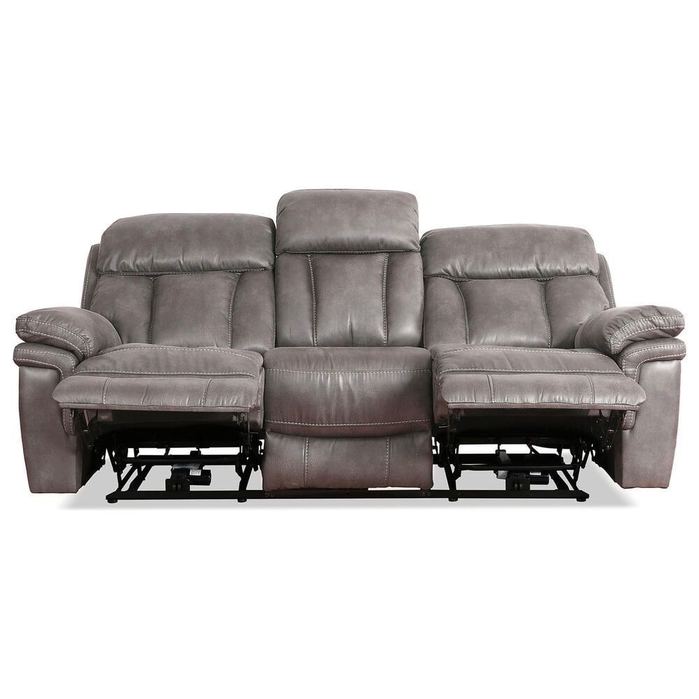 Blue River Estelle Power Reclining Sofa in Gunmetal, , large