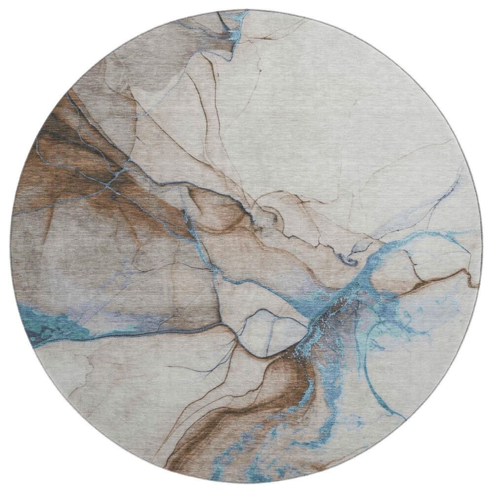 Dalyn Rug Company Odyssey OY322 Beige 8" Round Area Rug, , large
