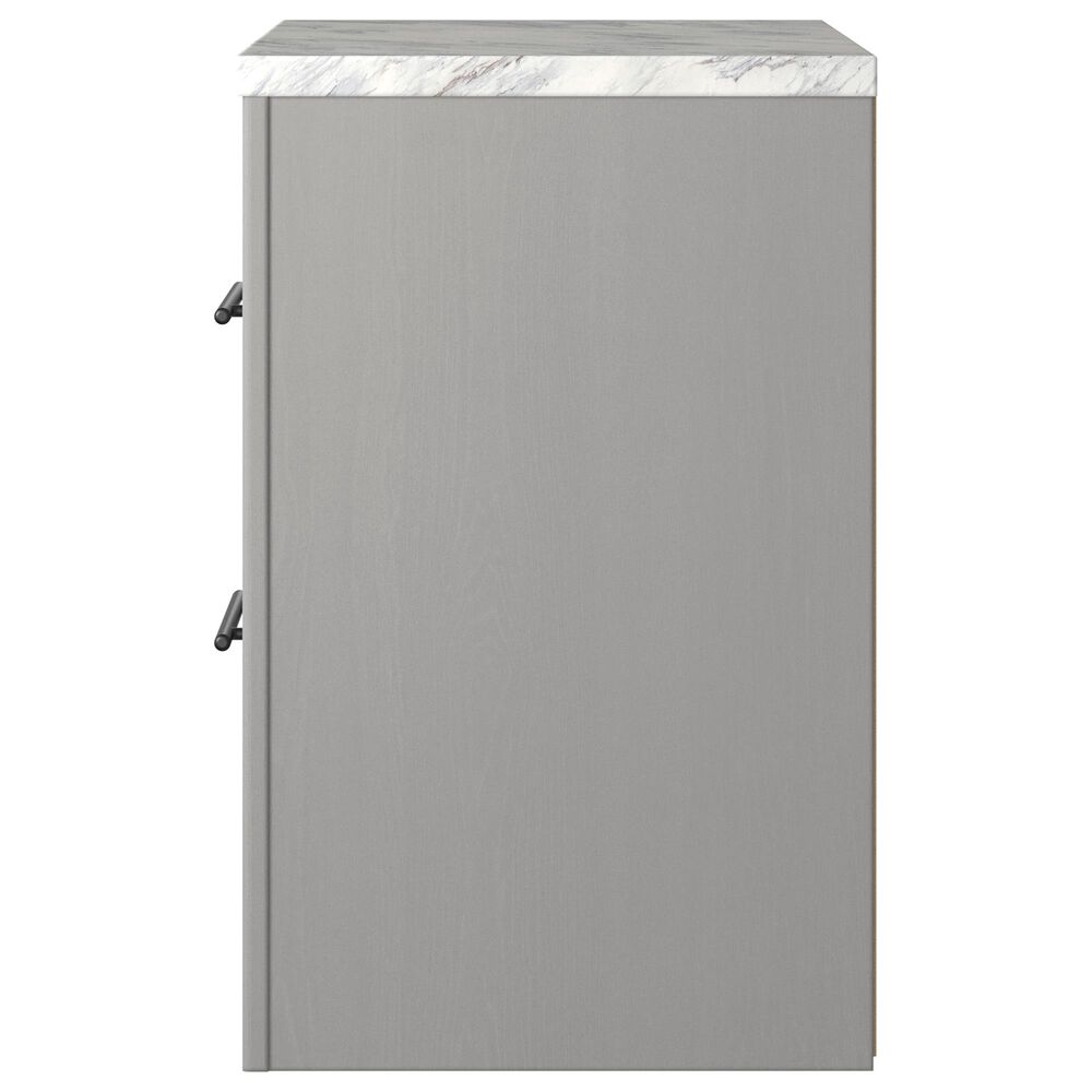 Signature Design by Ashley Cottonburg 2 Drawer Nightstand in Light Gray and White, , large