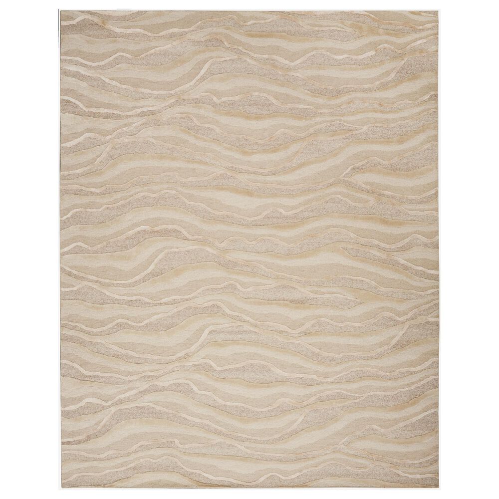 Nourison Divine DIV12 Saddle 7"9" x 9"9" Area Rug, , large