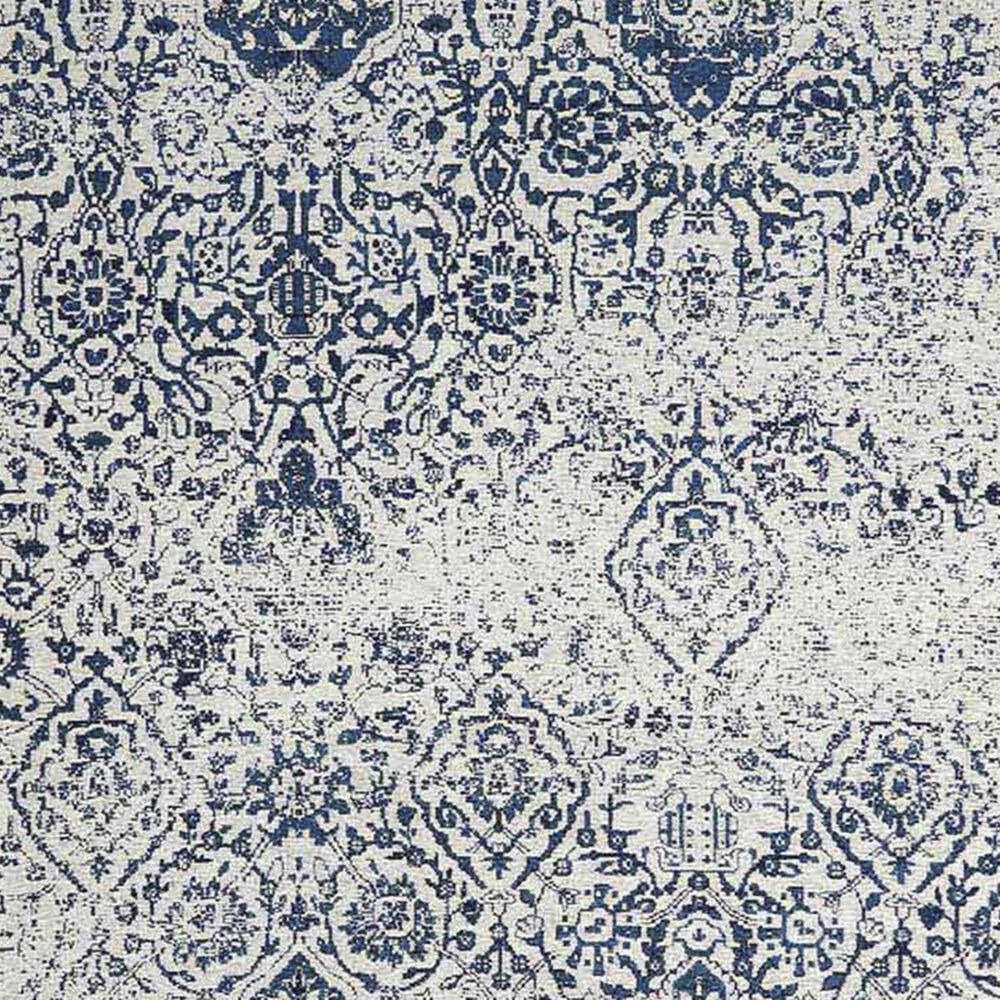 Nourison Damask DAS06 2&#39;3&quot; x 3&#39;9&quot; Ivory and Navy Area Rug, , large