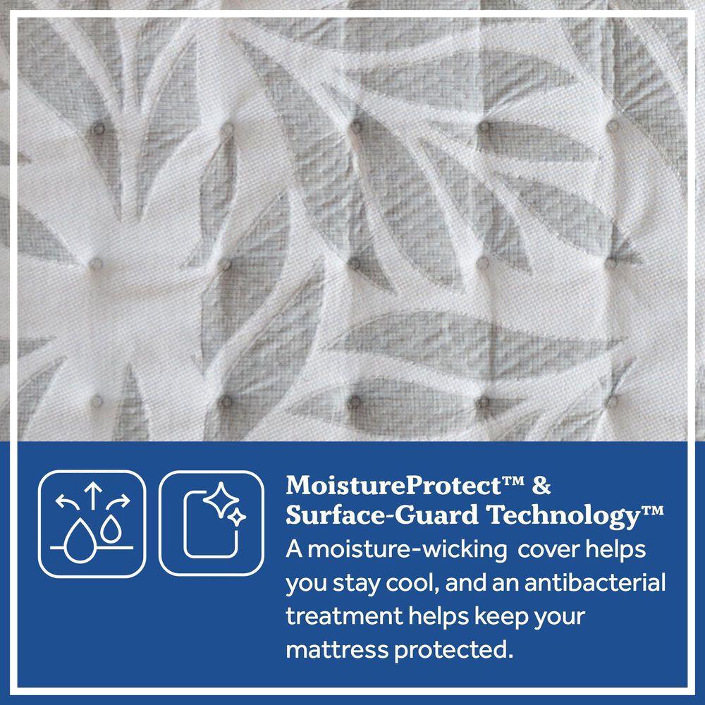 Sealy Spring Posturepedic Dantley Firm Euro Pillow Top Full Mattress with Low Profile Box Spring, , large