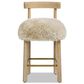 Jennifer Taylor Home Arden 27.5" Bar Stool with Natural Blonde Cushion in Natural, , large