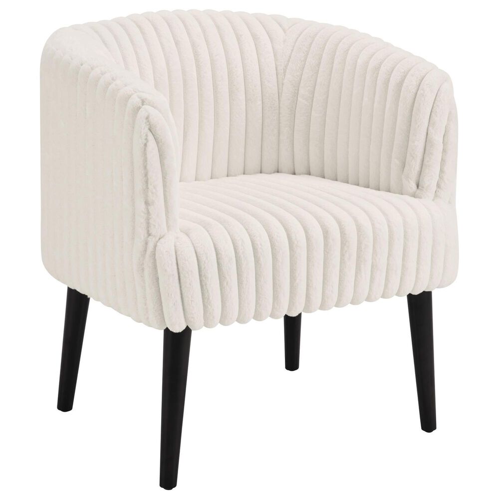 Valor Living Rachel Accent Chair in White, , large