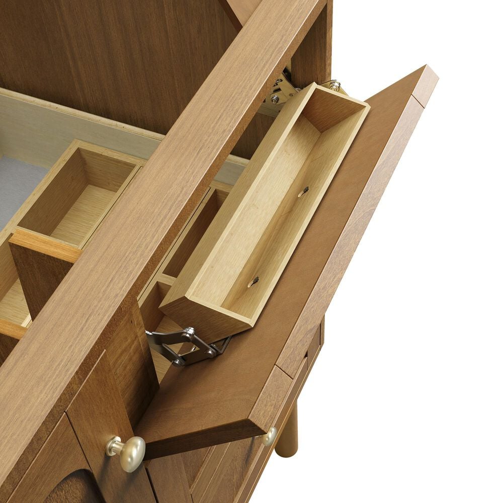 James Martin Laurent 36" Single Bathroom Vanity Cabinet in Honey Oak, , large