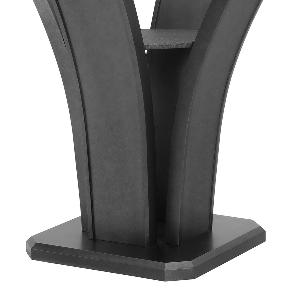 Crown Mark Camelia 5-Piece Counter Height Dining Set in Black, , large