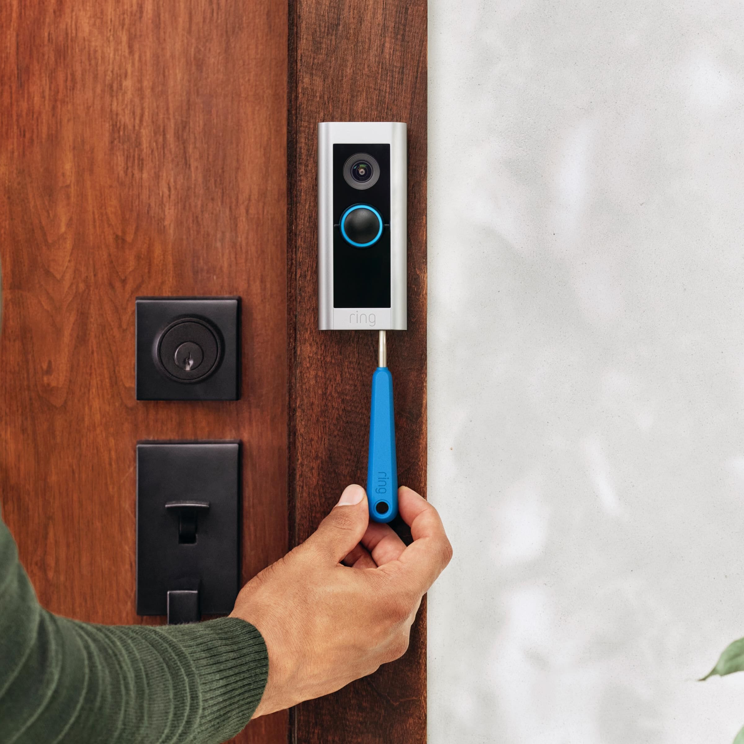Ring Video Doorbell Pro 2 in Satin Nickel NFM