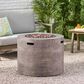 Noble House Senoia 40000 BTU Round Firepit in Brown, , large
