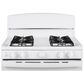 GE Appliances 30" Freestanding Gas Range in White, , large