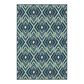 Oriental Weavers Meridian 2209B 7"10" Round Navy Area Rug, , large