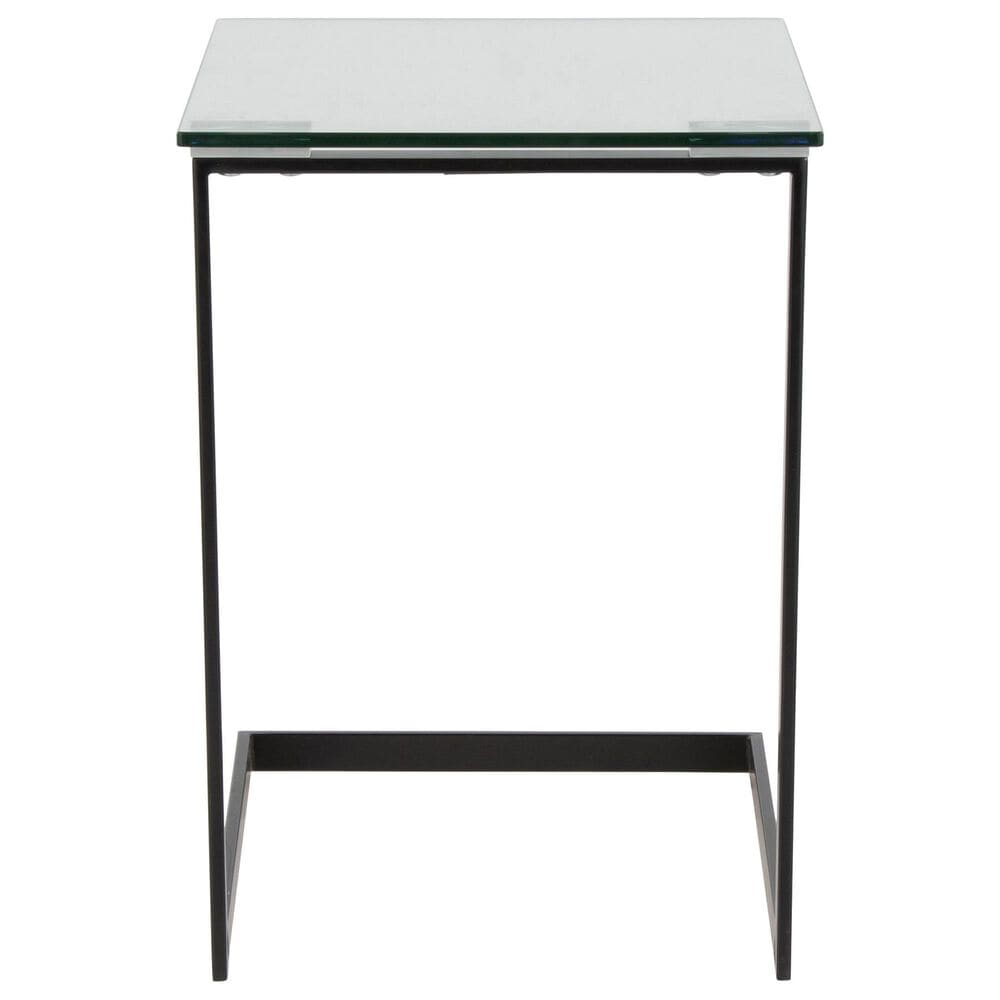 Lumisource Zenn End Table in Black and Clear, , large