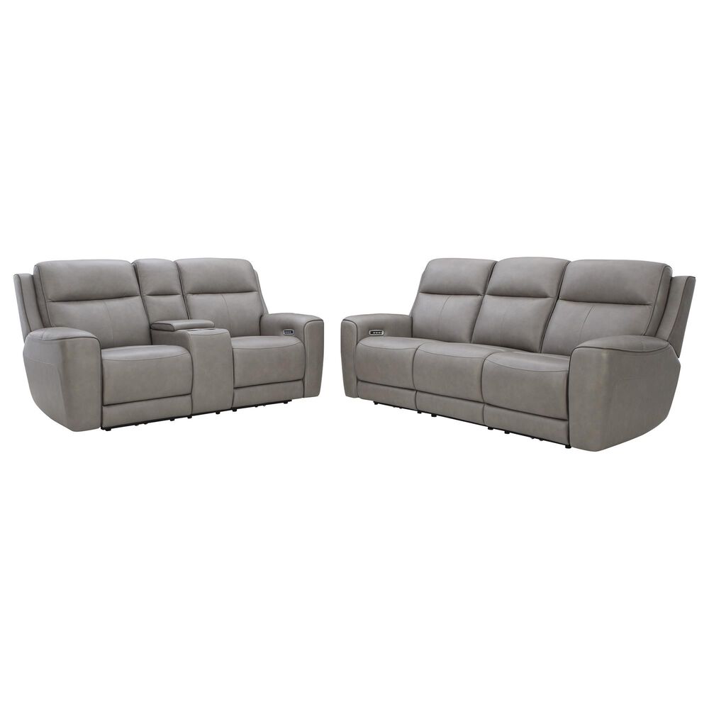 Ashley 5Z-Comfort Power Reclining Sofa and Loveseat Set in Coin, , large
