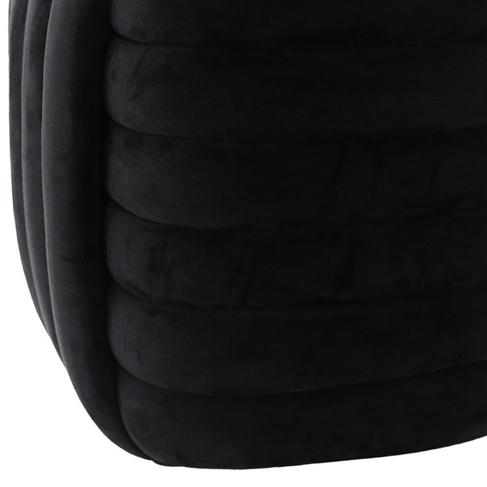 Sagebrook Home Machar 19&quot; Knot Stool in Black, , large