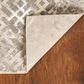 Kas Oriental Rugs Luna Dimensions 3"3" x 4"11" Sand and Silver Area Rug, , large