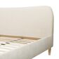 Jennifer Taylor Home Roman King Platform Bed with Oatmeal Light Beige Upholstered in Natural Whitewashed, , large