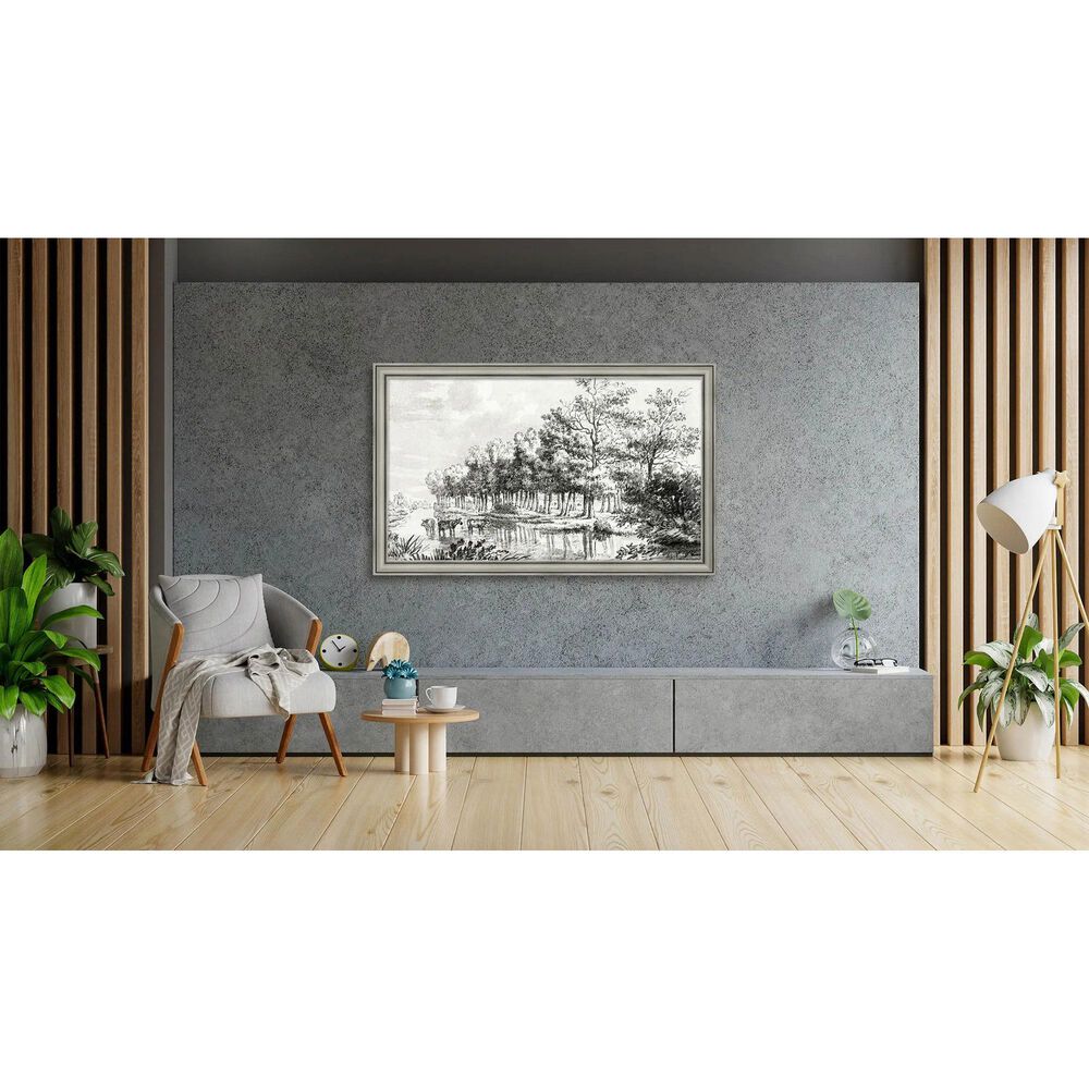 Deco TV Frames Slim 32" Frame Bezel for Samsung the Frame TV in Industrial Nickel, , large