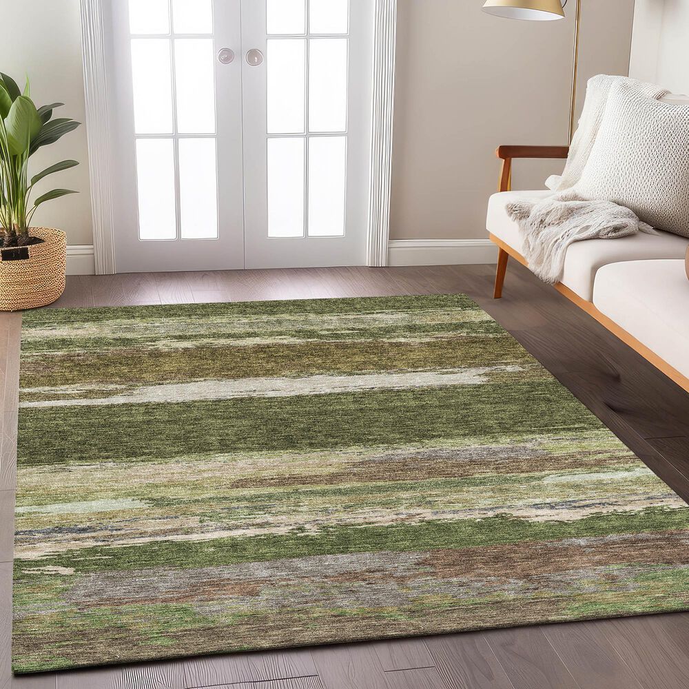Dalyn Rug Company Trevi TV8 9&#39; x 12&#39; Olive Area Rug, , large
