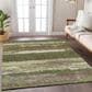 Dalyn Rug Company Trevi TV8 9" x 12" Olive Area Rug, , large