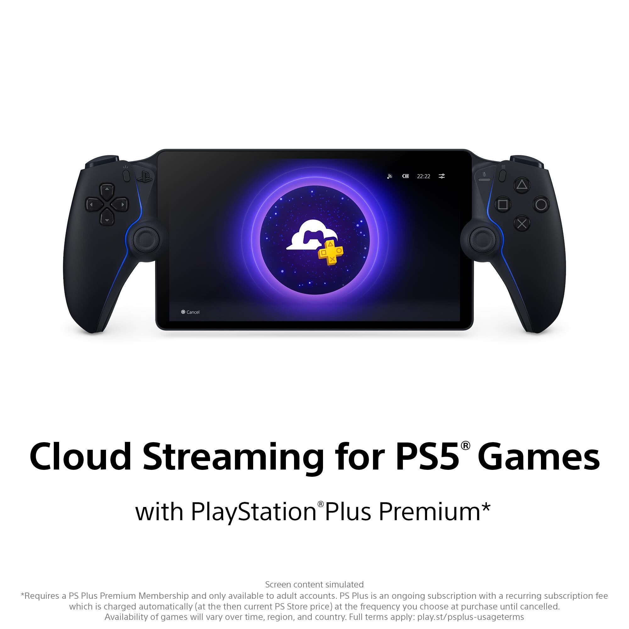 Sony Portal Remote Player for PlayStation 5 in Midnight Black